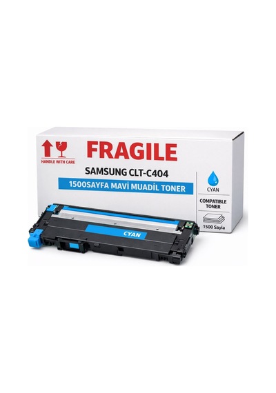 Fragıle Samsung Uyumlu Clt-c404 1500sayfa Mavi Muadil Toner
