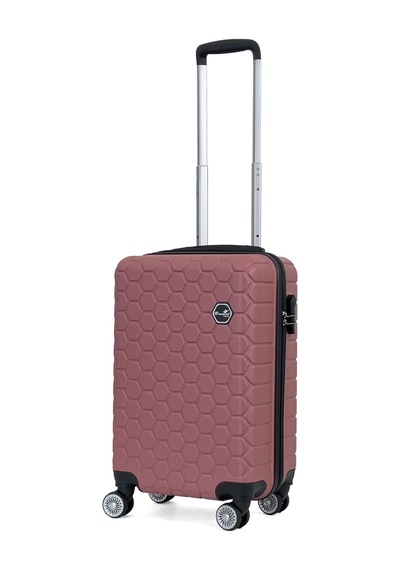 Reymond Luggage Altıgen Abs Seyahat Valizi, Kabin Boy Pudra