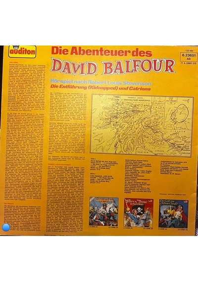 Die Abenteuer Des David Balfour - Die Entführung Kidnapped Und Catriona - Auditon Vinyl Lp