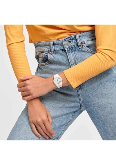 Swatch So28w107-s14 Just White Soft Kadın Kol Saati