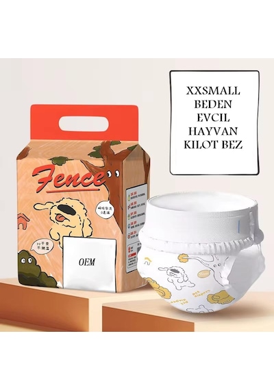 Zvnm Xxsmall Beden Evcil Hayvan Kilot Bez - Ultra Emici - Hızlı Kuruyan Zcv12