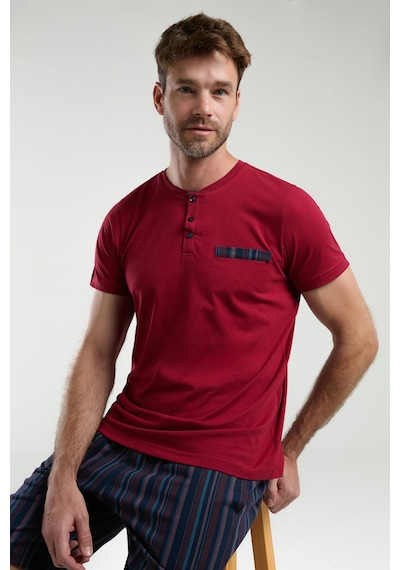Arnetta Erkek Bordo Pijama Takımı Ar3354-s-v2 Bordo