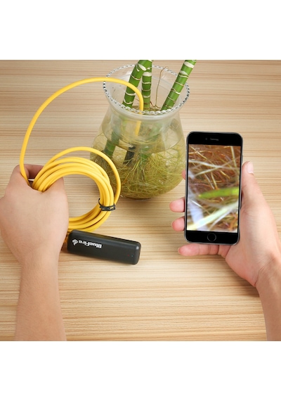 Newdaki 10 M Sarı Sert Tel 1200 Piksel 2 Mp Endoskop Wifi Yılan Kamera