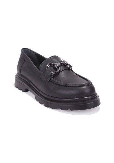 Dagoster Dza07-90830 Siyah Günlük Loafer Kadın Ayakkabı