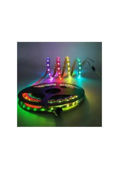 1 Adet Cata Ct 4558 Rgb Şerit Led Kumandalı Trafolu Set 220v Çok Renkli