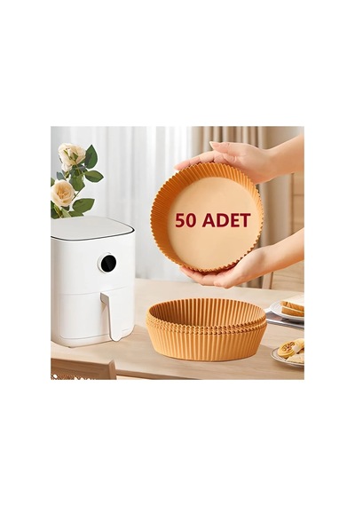 Air Fryer Fritöz Pişirme Kağıdı 50 Adet