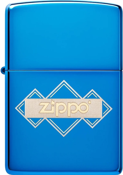 Zippo Safir Prizma Dizayn Çakmak Mavi