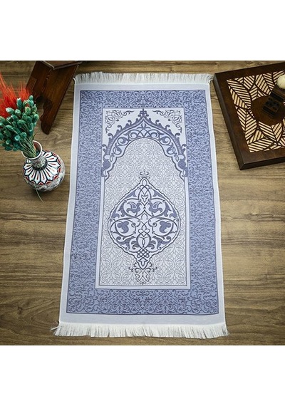 Hediyelik Set Seccade Takke 99 İnci Tesbih Misvak Çok Renkli