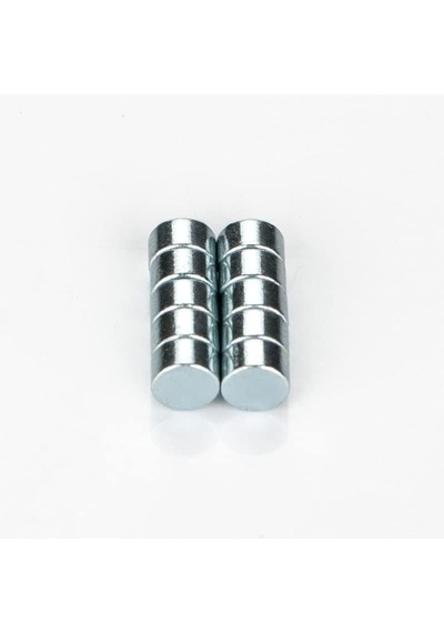 200 Adet 5x3 Mm Yuvarlak Güçlü Neodyum Mıknatıs Çap 5 Mm Kalınlık 3 Mm