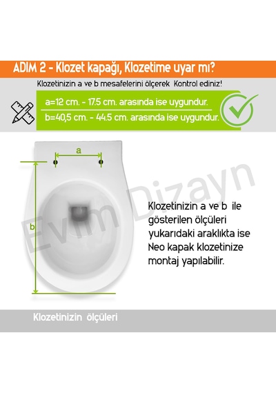 Aqua Bagno Neo Yavaş Kapanan Klozet Kapağı