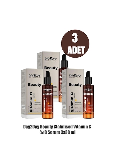Day2day Beauty Stabilised Vitamin C %10 Serum 30 Ml 3 Adet