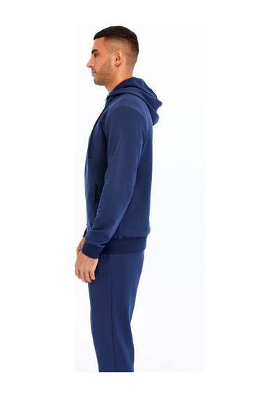 AR-MA Arma Erkek Slim Fit Interlok Kapüşonlu Sweatshirt Yandan Gizli Fermuarlı Cepli K30324989702 İndigo-i1 AR-MA Arma Erkek Slim Fit Interlok Kapüşonlu Sweatshirt Yandan Gizli Fermuarlı Cepli K30324989702 İndigo-i1