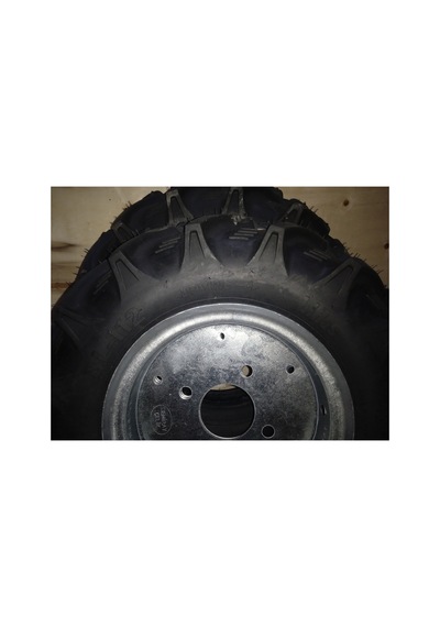 Bolat Çapa Makinesi Lastik Takımı 400x8 27 Mm Aks