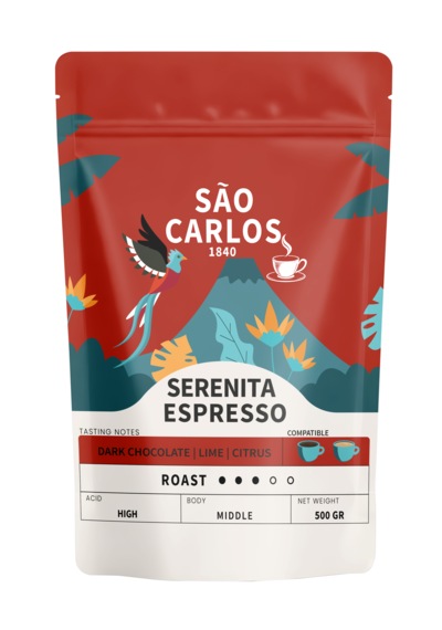 Serenita Espresso Çekirdek Kahve 500 Gr %100 Arabica Harmanı