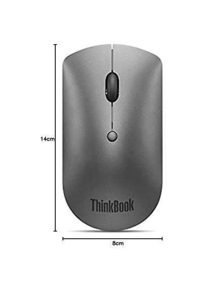 Lenovo Thinkbook Bluetooth Silent Mouse, 4y50x88824, Demir Grisi
