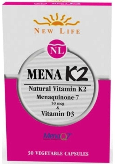 New Lıfe Mena K2+d3 30 Kapsul