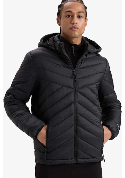 Defacto Su İtici Rüzgar Geçirmez Slim Fit Mont A3034AX23AU Siyah