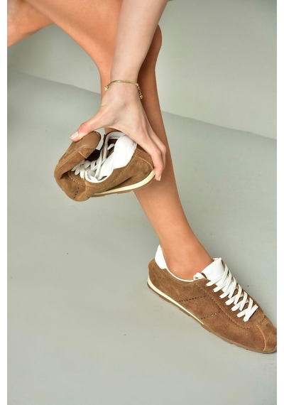 Fox Shoes U312311602 Taba Hakiki Süet Spor Ayakkabı Taba-süet Çok Renkli
