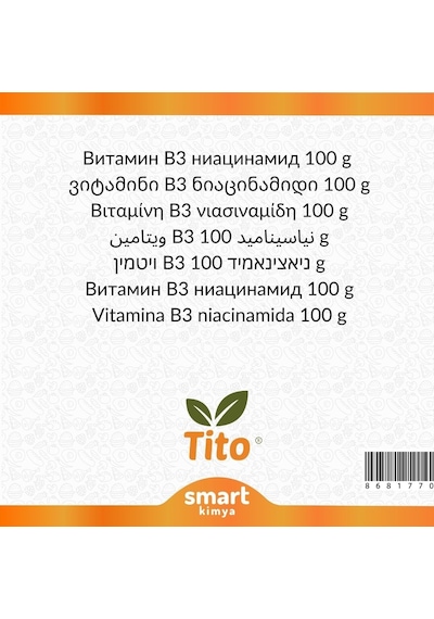 B3 Vitamini Niasinamid 100 G