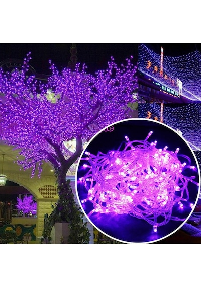 PİNK COLORS LED LİGHT 10 METRE PEMBE LED IŞIK PEMBE İP LED IŞIK PEMBE KABLO IŞIK 220V FİŞLİ PEMBE IŞIK Pembe