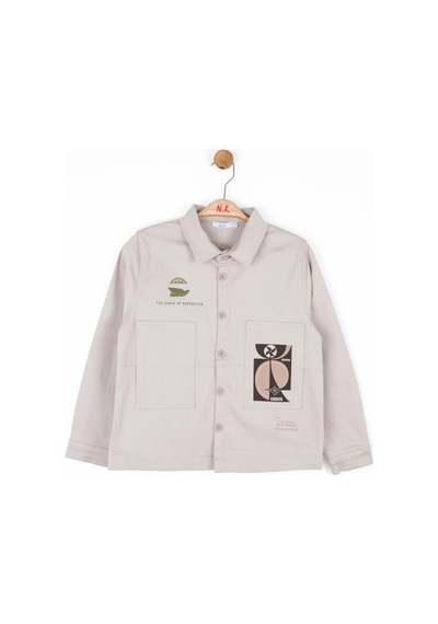Xo Kids Erkek Çocuk Gömlek 8-14 Yaş 47319 KREM