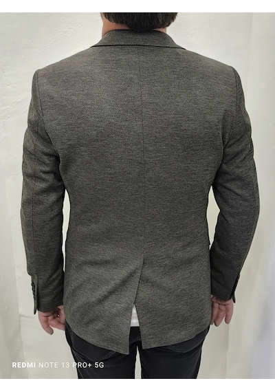Duayen Dmctekstil Erkek Kahverengi Düz İtalyan Kesim Dar Kalıp Tek Düğme Blazer Ceket Duayen Dmctekstil Erkek Kahverengi Düz İtalyan Kesim Dar Kalıp Tek Düğme Blazer Ceket