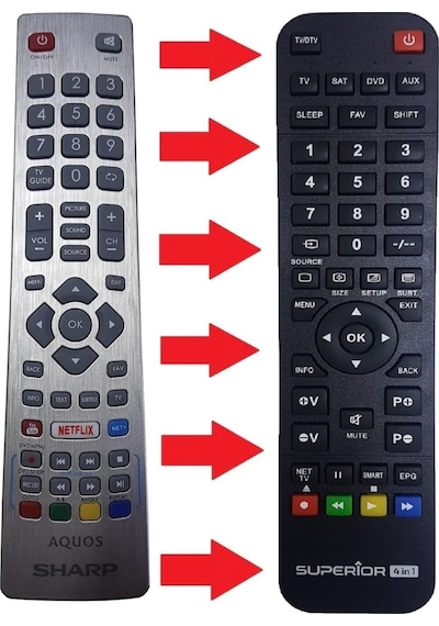 Aquos Netflix Youtube Smart Led Lcd Tv Kumandası