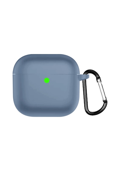 Airpods 3. Nesil İle Uyumlu Premium Lansman Serisi Kadife İç Astarlı Darbe Emici Silikon Kılıf Mavi
