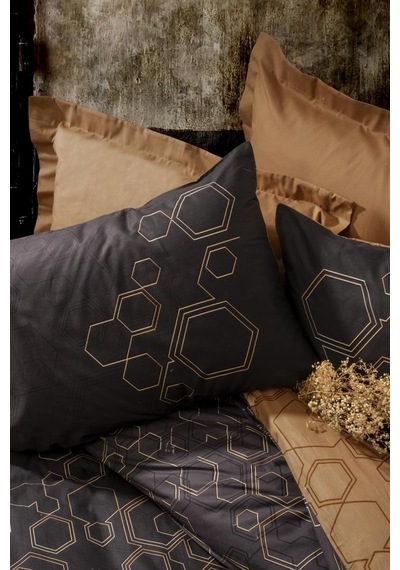 Cotton Box Dark Çift Kişilik Nevresim Takımı Dawn Bakır (517780213) Bakır