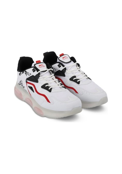 Slazenger FUNKY IN Erkek  Beyaz Koşu & Yürüyüş Spor Ayakkabısı