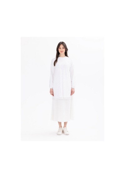 Scl Kadın Oversize Uzun Kol Midi Tunik - Minimalist Tasarım