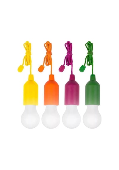 Cord Light Ch-6088 E27 Duy İpli Çek Yak Lamba Mor Pull