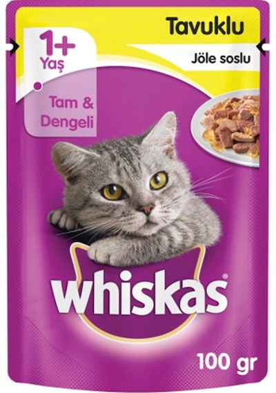 4 Adet Whıskas Pouch Yavru Kedi Maması Tavuklu 85 G