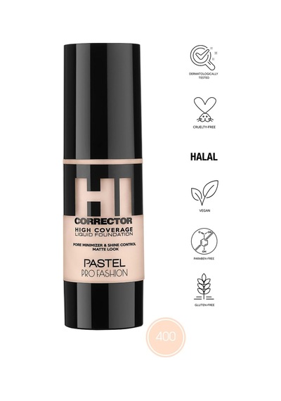 Hı Corrector Hıgh Coverage Fondeten No:400 Çok Renkli
