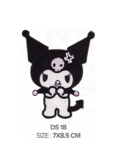 Ütü İle Yapışan Arma Patch-yama Kuromi Figür 7x8,5 Cm 1 Adet - 838564196