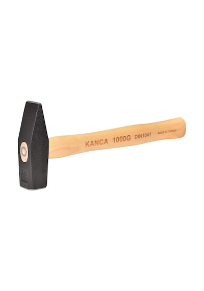 Kanca Dövme Çelik 1500g Çekiç, Ergonomik Ahşap Saplı Dövme Çelik Çekiç, Özel Isıl İşlemli 1500 G Çekiç