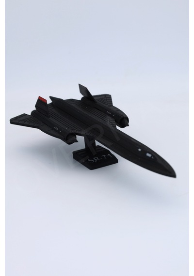 Sr-71 Yapboz Uçak Modeli Ve Standı Bir Arada - Evde Kurulum İçin Özel Tasarım - 857486443