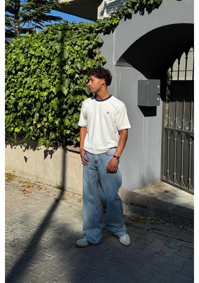 Havlu Kumaş 90 S Tişört Beyaz Beyaz