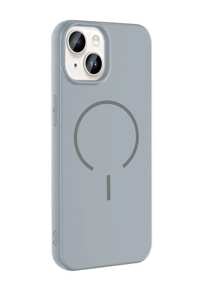 Apple Uyumlu iPhone 13 Kılıf M-safe Şarj Özellikli Zore Meta Kapak