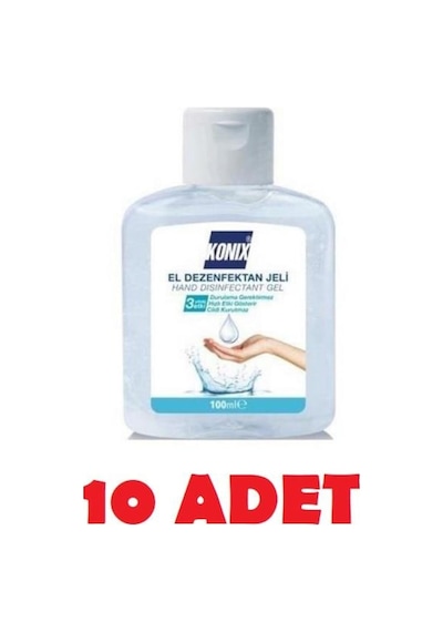 Konix El Dezenfektan Jeli 10 x 100 ML