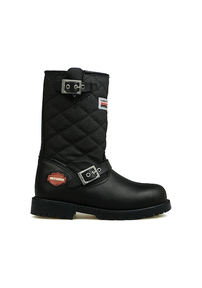 Harley Davidson Laconia Hakiki Deri Siyah Çocuk Çizme 025f100481-siyah Deri Siyah Deri