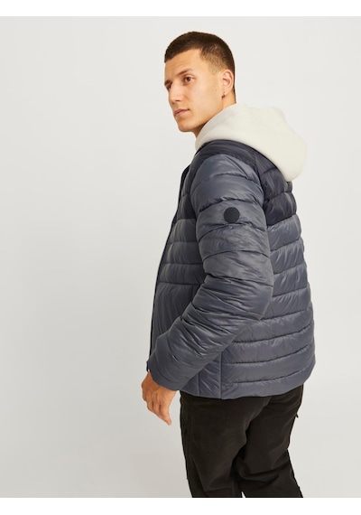 Jack & Jones Erkek Dik Yakalı Şişme Mont - 12258444 Siyah