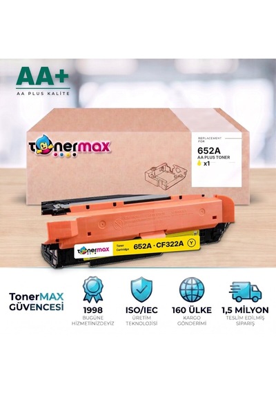 Hp 652a Cf322a Sarı Uyumlu Toner Aa Plus / Color Laserjet Enterprise M651 / Flow Mfp M680