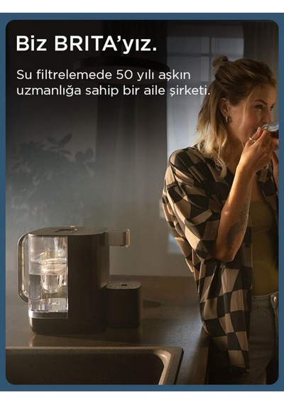 Brıta Cube Tezgah Üstü Su Arıtma Cihazı Siyah 4,0 L Diğer