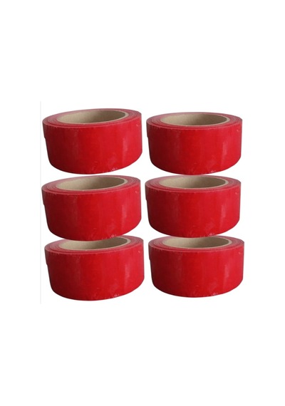 Kırmızı Koli Bandı 45 Mm 100 Mt 6 Adet Diğer