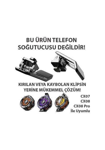 Memo Cx07-cx08 Modelleri İçin Yedek Klips Aparat