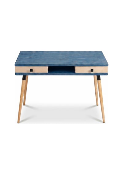 Mobenta Modest Desk: Masif Çalışma & Laptop Masası 2 Çekmece 1 Bölme - 120x60 Ig-bz Mavi-krem Mobenta Modest Desk: Masif Çalışma & Laptop Masası 2 Çekmece 1 Bölme - 120x60 Ig-bz Mavi-krem