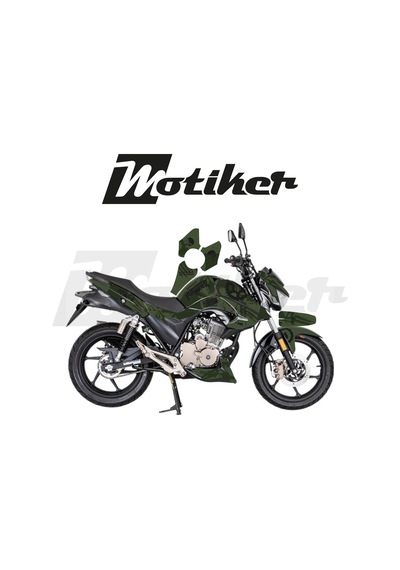 Mondial Drift L Punisher Tasarımı Parçalı Kaplama Sticker Etiket