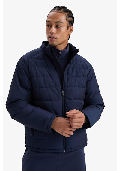 Defacto Defactofit Su İtici Regular Fit Fermuarlı Su Geçirmez Mont E9219ax25aunv238 Lacivert
