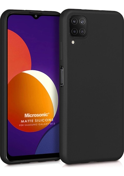 Microsonic Matte Silicone Samsung Uyumlu Galaxy M12 Kılıf